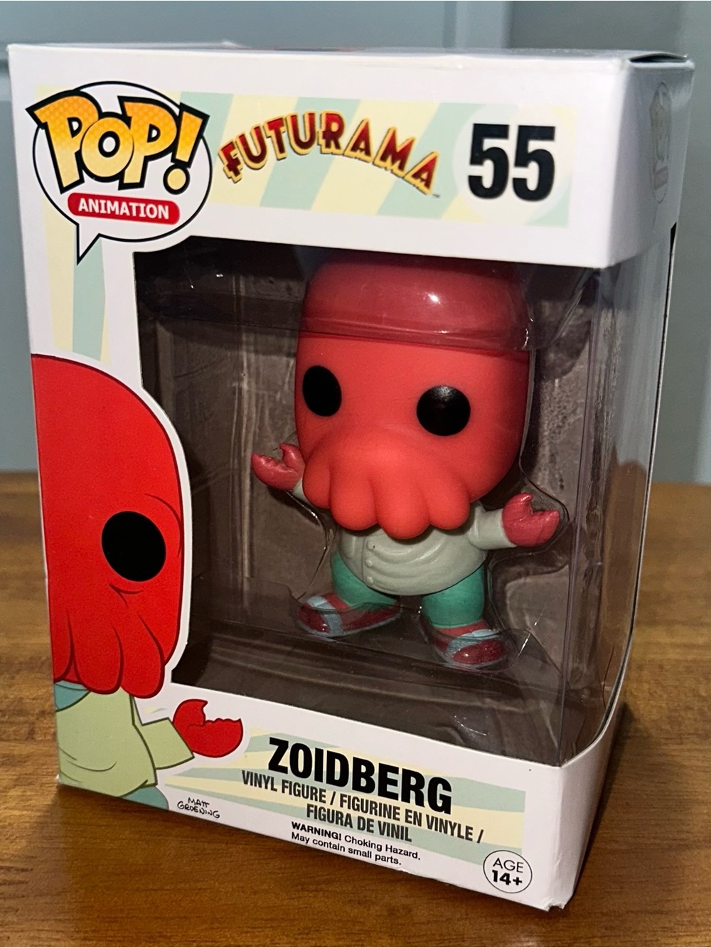 Funko Pop! Futurama Zoidberg Vinyl Figure - Red, Teal, White